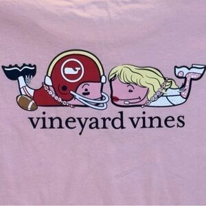 Vineyard Vines Flamingo Pink Love Tee